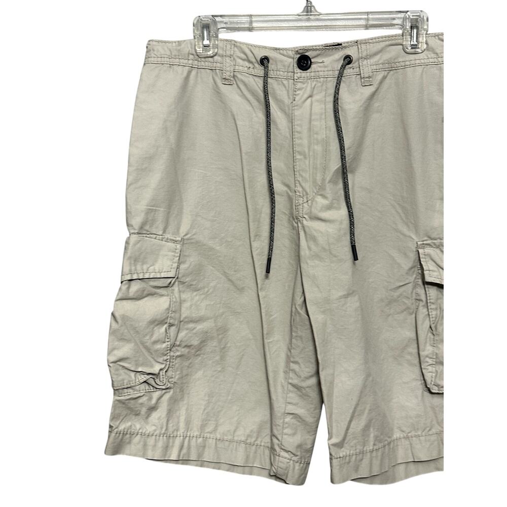 Union Cargo Shorts Multiple Pockets Drawstring Bu… - image 2